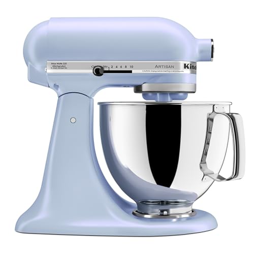 KitchenAid Artisan, 5-Qt Tilt Head Stand Mixer, KSM150PS, Blue Salt