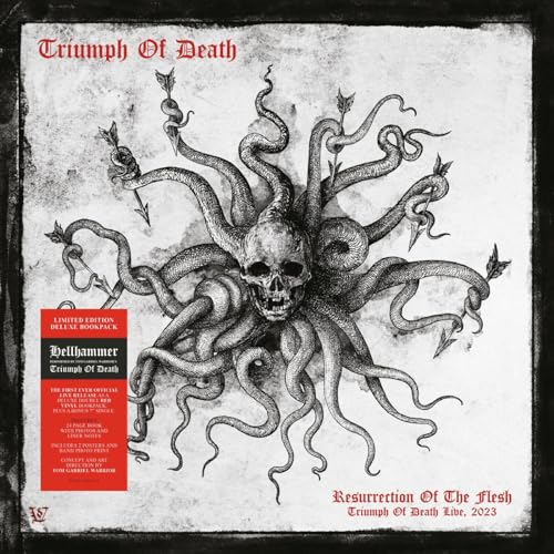 (Amazon) Triumph of Death - Resurrection of the Flesh (Deluxe Bookpack) [Red 2xLP/Red 1x7"/Book] @