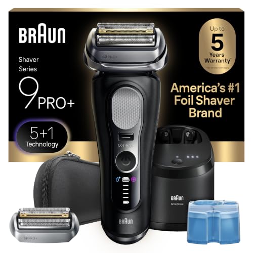 Braun Series 9 PRO+ Electric Shaver for Men, Wet & Dry Foil
