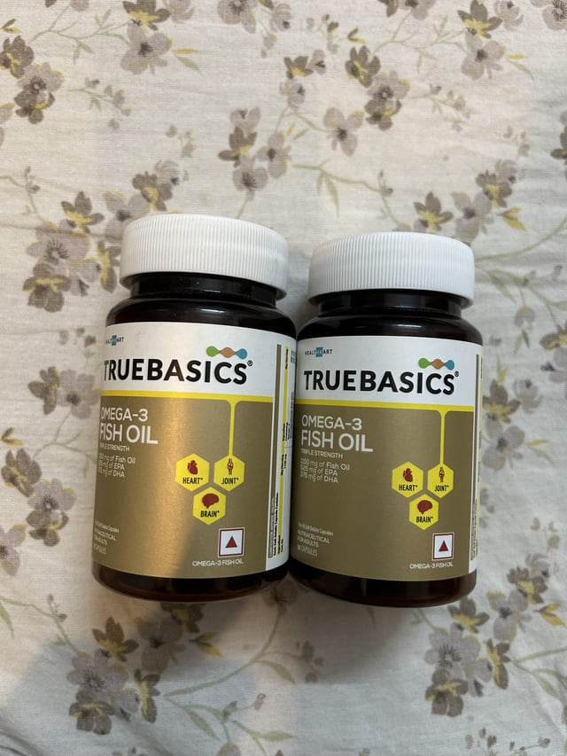 Selling TrueBasics Triple Strength Fish Oil Pack of 2 for 650