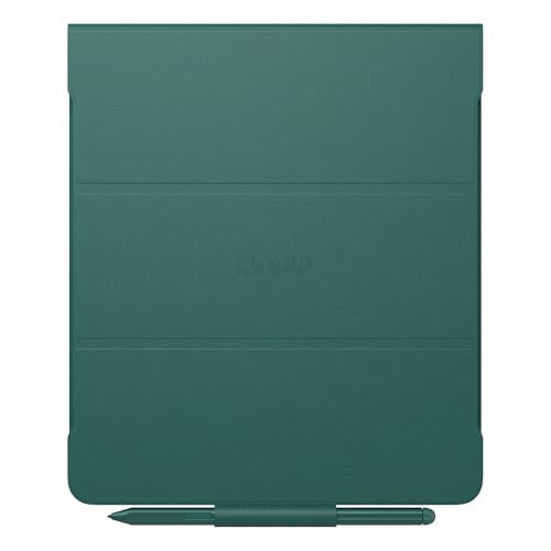 Amazon Kindle Scribe Leather Folio Cover with Magnetic Attach, Sleek Protective