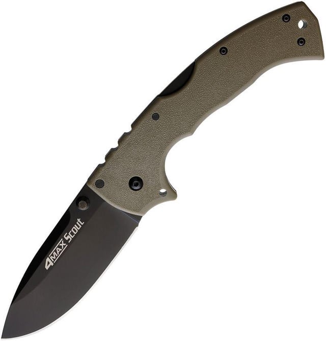 Cold Steel - 4-Max Scout Lockback Dark Earth - AUS-10A 65.70 OTD. No sales Tax outside Texas. Free shipping on all orders over