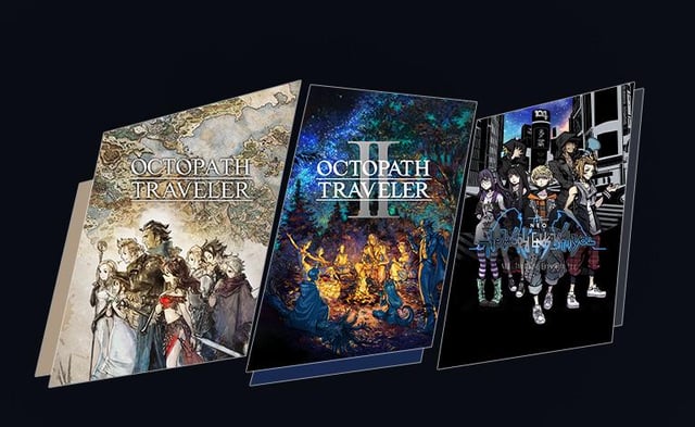 Octopath Traveler (-70%), Octopath Traveler II (-60%), NEO: The World Ends with You (-70%)