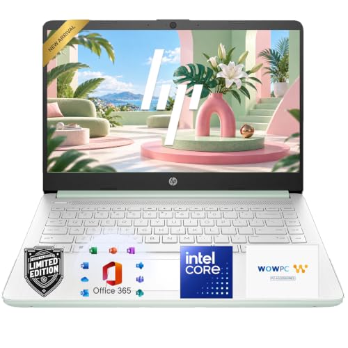 HP 14 Laptop Computer, 2026-2027 Edition, Intel N150 Processor, 4GB DDR5 RAM,