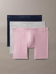Calvin Klein Ultra Soft Modal Boxer Briefs (Navy/Grey/Pink)