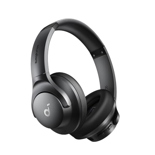 soundcore by Anker Q20i Hybrid Active Noise Cancelling Headphones, Black