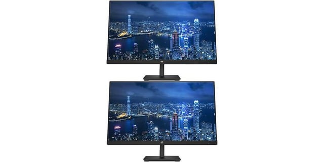2 PACK scratch and dent HP V27i G5 27 FHD Monitor IPS 75 Hz 16:9 5ms Anti-glare Flicker free AMD FreeSync Monitor