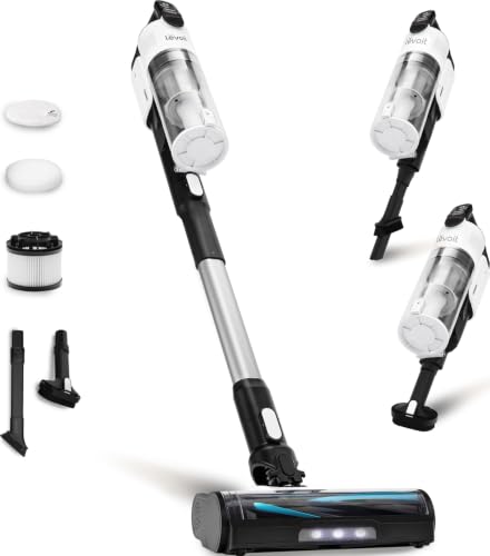 Levoit Cordless Vacuum Cleaner, Anti-Tangle for Pet Hair, Up to 50 Minutes