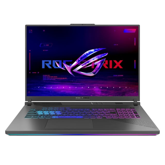 ASUS ROG Strix G18; 18 inch WQXDA 240Hz display, AMD Ryzen 9 9955HX CPU, NVIDIA GeForce RTX 5070 GPU, 32GB RAM, 1TB SSD with