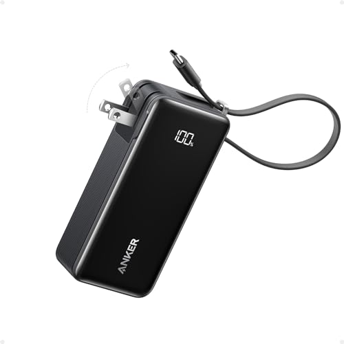 Anker Nano 3-in-1 Portable Charger,10,000mAh 30W Travel Power Bank