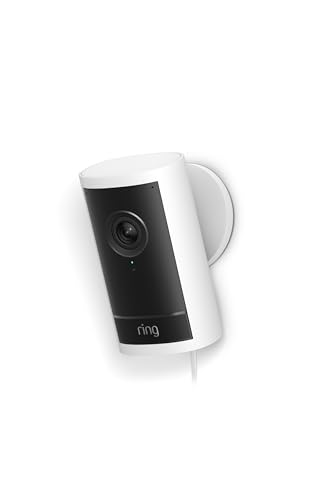 Ring Outdoor Cam 4K Pro (newest model), Plug-In, Retinal 4K with wide-angle