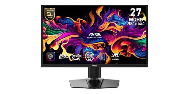 Factory Reconditioned MSI MAG 272QPCT X24 1440p 240Hz QD-OLED (200 nits SDR)