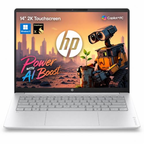 HP OmniBook 3 14 2K Touch Laptop Snapdragon X 16GB DDR5 512GB