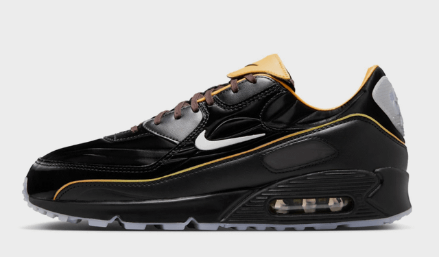 Nike Air Max 90 SE "Mercurial" (Black/White-Gold Leaf-Pear) ON SALE