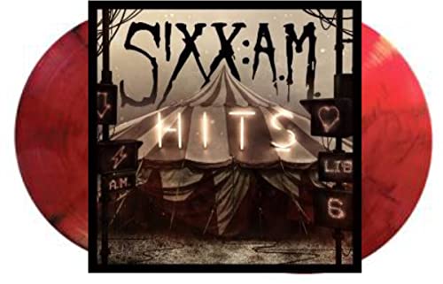 (Amazon) Sixx: A.M. - HITS Translucent Red with Black Smoke [2xLP] @
