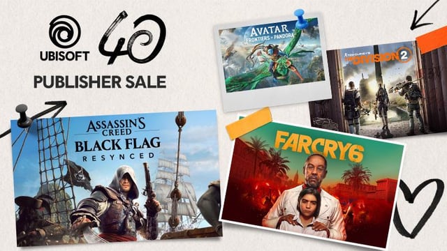 Ubisoft 40th Anniversary Sale | Far Cry 6 (-90% / 5.99€), For Honor (-90% / 2.99€), Watch_Dogs 2 (-95% / 2.99€), Assassin's Creed Origins (-85% / 8.99€) and more