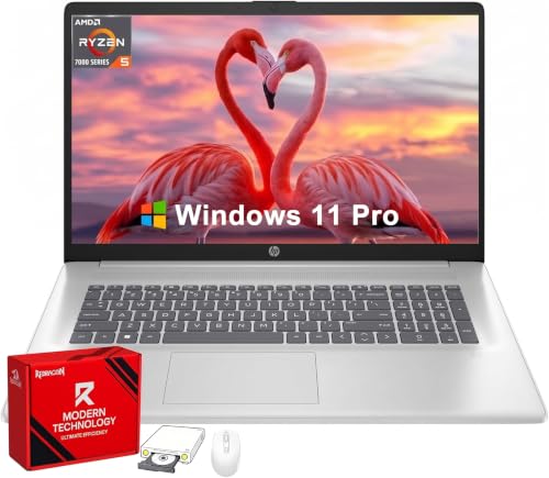 HP 17.3 FHD Laptop Computer, 32GB RAM, 1TB SSD, AMD Ryzen 5