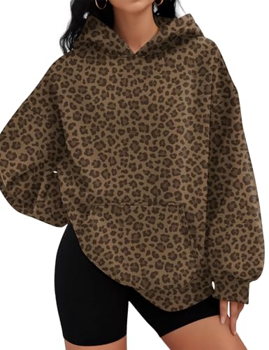 LOMON Hoodies for Women Oversized Sweatshirt Hooded Long Sleeve Casual Fleece