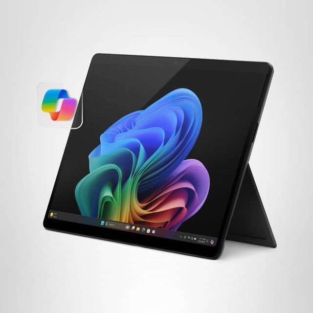 Microsoft Surface Pro 2-in-1 Laptop/Tablet (2024), Windows 11 Copilot+ PC, 13" Touchscreen OLED Display, Snapdragon X Elite (12 Core), 16GB RAM, 256GB SSD, Black, Amazon Exclusive. Now