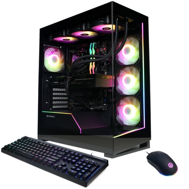 CyberPowerPC Gamer Supreme Gaming PC, AMD Ryzen 9 9950X, NVIDIA GeForce RTX 5070 Ti 16GB, 64GB DDR5, 4TB SSD, SLCAI8000CPGV2