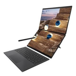 ASUS Zenbook Duo Laptop (2026), Dual 14” OLED 3K 144Hz Touch Display, Intel Core Ultra 9 Processor 386H, Intel Graphics, 32GB RAM, 1TB SSD, Sleeve and Stylus Included, WiFi 7, Windows 11, Moher Gray. Now