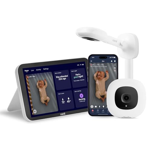 Nanit Smart Baby Monitor System with Wall Mount & 8 Display Screen