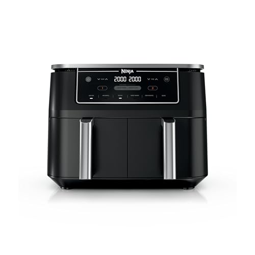 Ninja Foodi Air Fryer, 10 Qt DualZone, 6-in-1, Black, DZ302