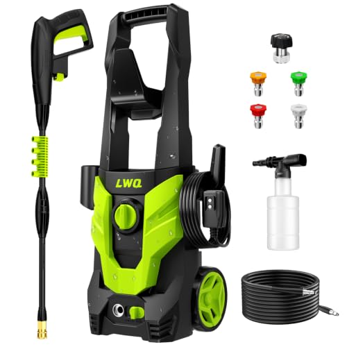 Pressure Washer, Portable Power Washer, 4 Quick Connect Nozzles, High Pressure