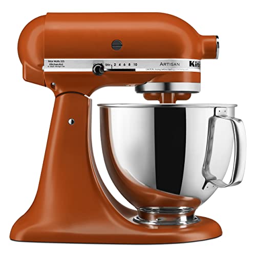 KitchenAid Artisan, 5-Qt Tilt Head Stand Mixer, KSM150PS, Scorched Orange