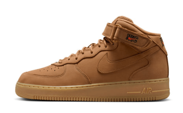 Nike Air Force 1 Mid '07 Premium Flax/Gum Yellow ON SALE