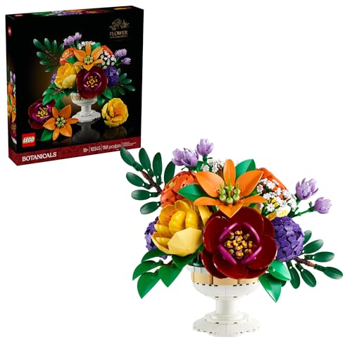 LEGO Botanicals Flower Arrangement Artificial Flowers Building Set (#10345)