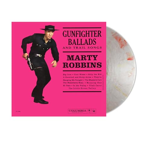 Marty Robbins - Sings Gunfighter Ballads and Trail Songs (SILVER & RED "BULLETS 'N BLOOD" VINYL) @