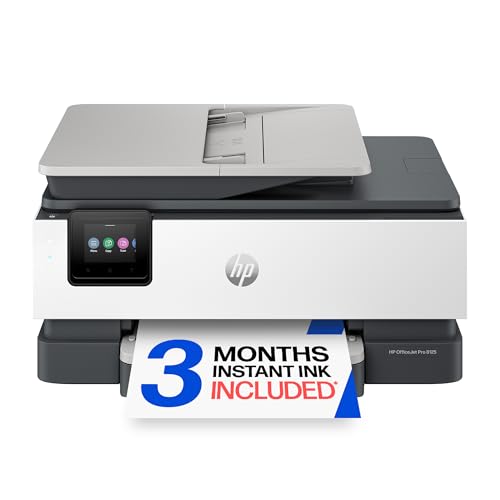 HP OfficeJet Pro 8125 Wireless All-in-One Color Inkjet Printer, Print, Scan,