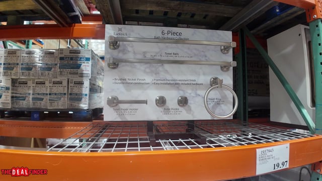 Landia 6-Piece Bath Hardware Set (#1937943)