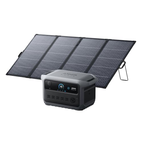 Anker SOLIX C2000 Gen 2 Portable Power Station&400W Bifacial Panel, 2048Wh