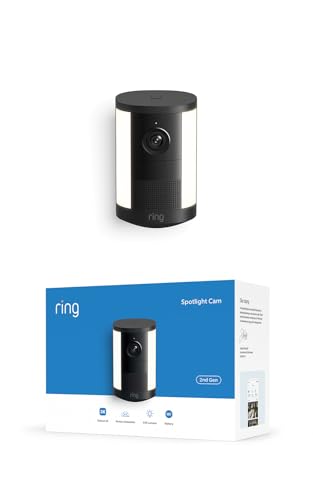 Ring Spotlight Cam 2K (newest model), Battery, Home or business security,