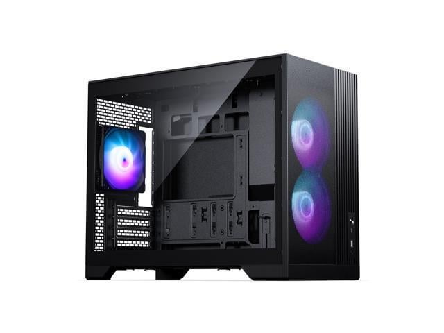 Phanteks XT M3, Compact Micro-ATX Gaming Chassis, High Airflow Performance Mesh, Tempered Glass Window, 3x 120mm D-RGB fans, Black (59.99 original price