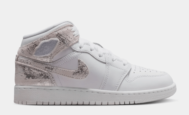 Air Jordan 1 Mid SE White/Field Silver ON SALE