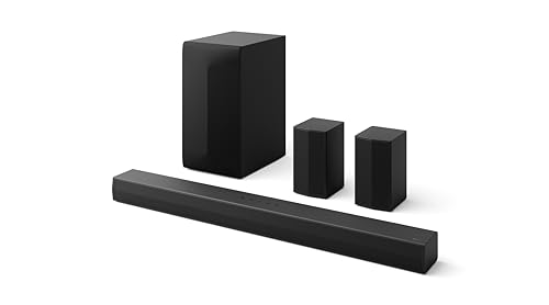 LG S6FTR 5.1 ch Home Theater Soundbar with Dolby Audio and Rear