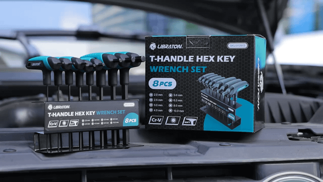 Metric T-Handle Hex Key Set 2-10mm