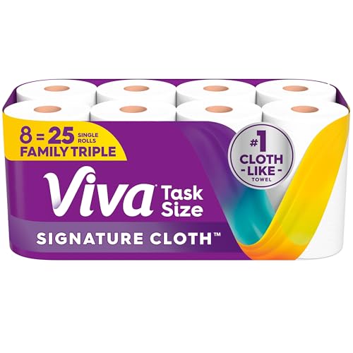 10% OFF on a Fast Selling Cloth Paper Towels, 8 Family Triple Rolls ( Viva ) – Now