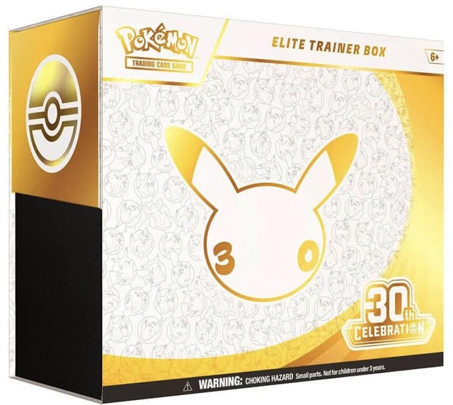 Pokemon 30th Celebration Elite Trainer Box is available at Amazon