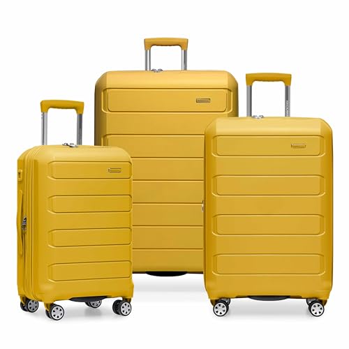 Traveler's Choice Pagosa Hardshell Expandable Luggage with Spinner Wheels,