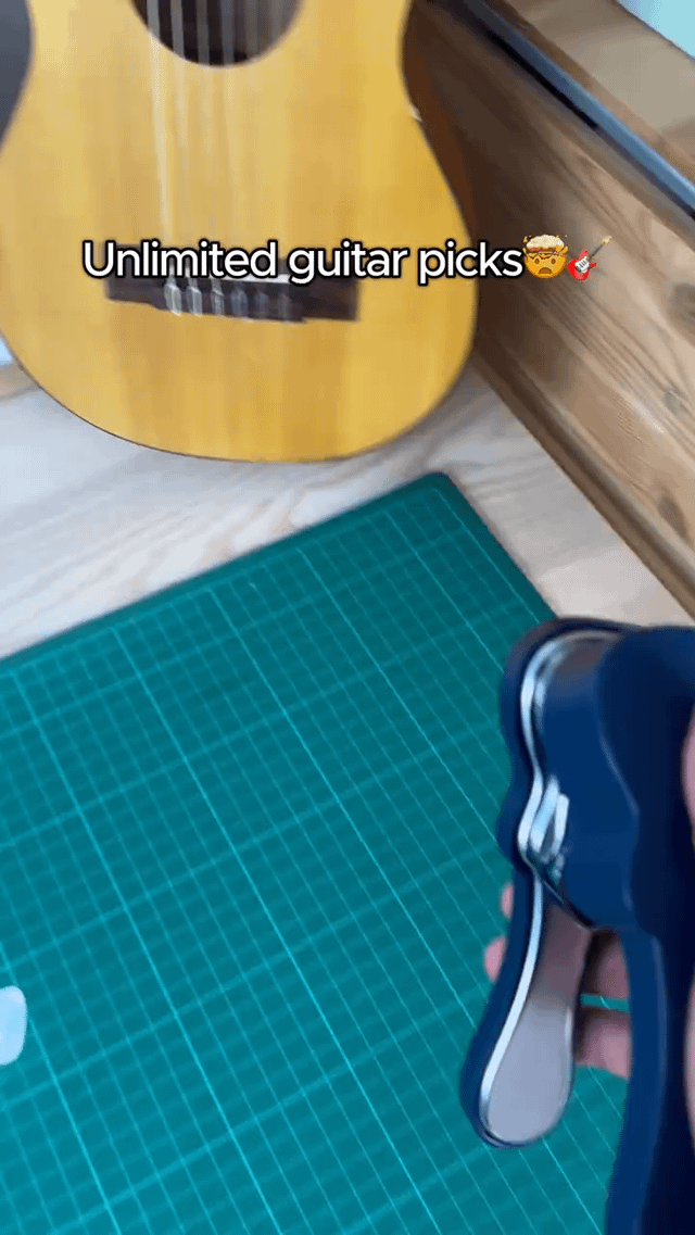 Creative Guitar Pick Punch Maker