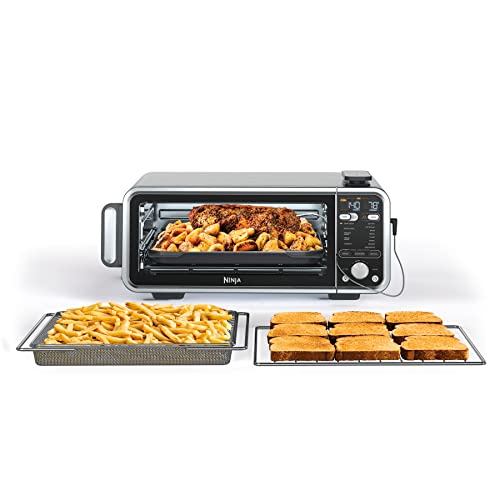 Ninja Foodi Smart Dual Heat Air Fry Oven, 13-in-1, Silver, SP351