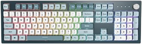 Montech MKey Full-size Wired Mechanical RGB LED Keyboard w/Gateron Pro 2.0 Red or Brown Switches