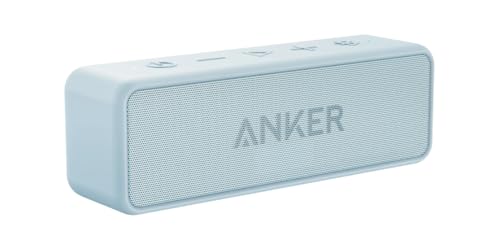 Anker soundcore 2 Portable Bluetooth Speaker, 24-Hour Playtime, IPX7