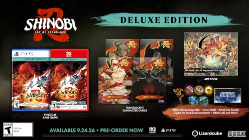 Shinobi: Art of Vengeance Deluxe Edition (Game-Key Card)