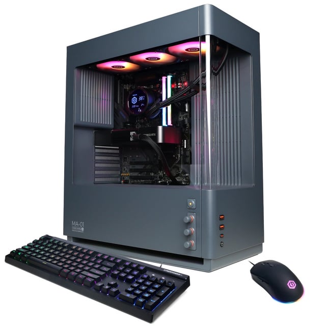 CyberPowerPC Gaming PC, AMD Ryzen 7 7800X3D, NVIDIA GeForce RTX 5070 12GB Founders Edition, 32GB DDR5, 1TB SSD