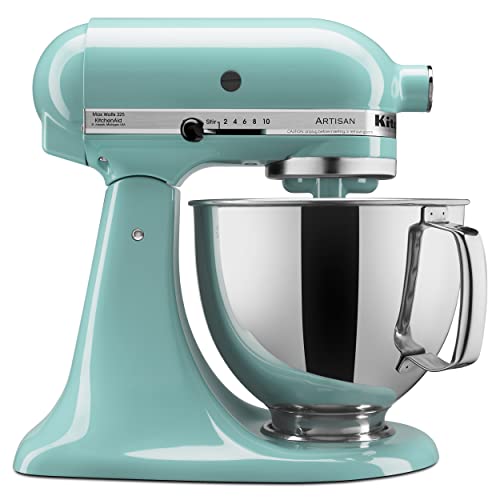 KitchenAid Artisan, 5-Qt Tilt Head Stand Mixer, KSM150PS, Aqua Sky